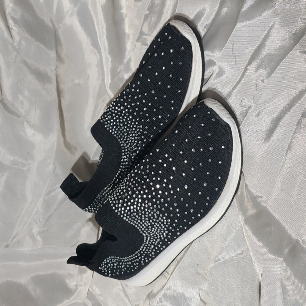Womans shoes black with bling